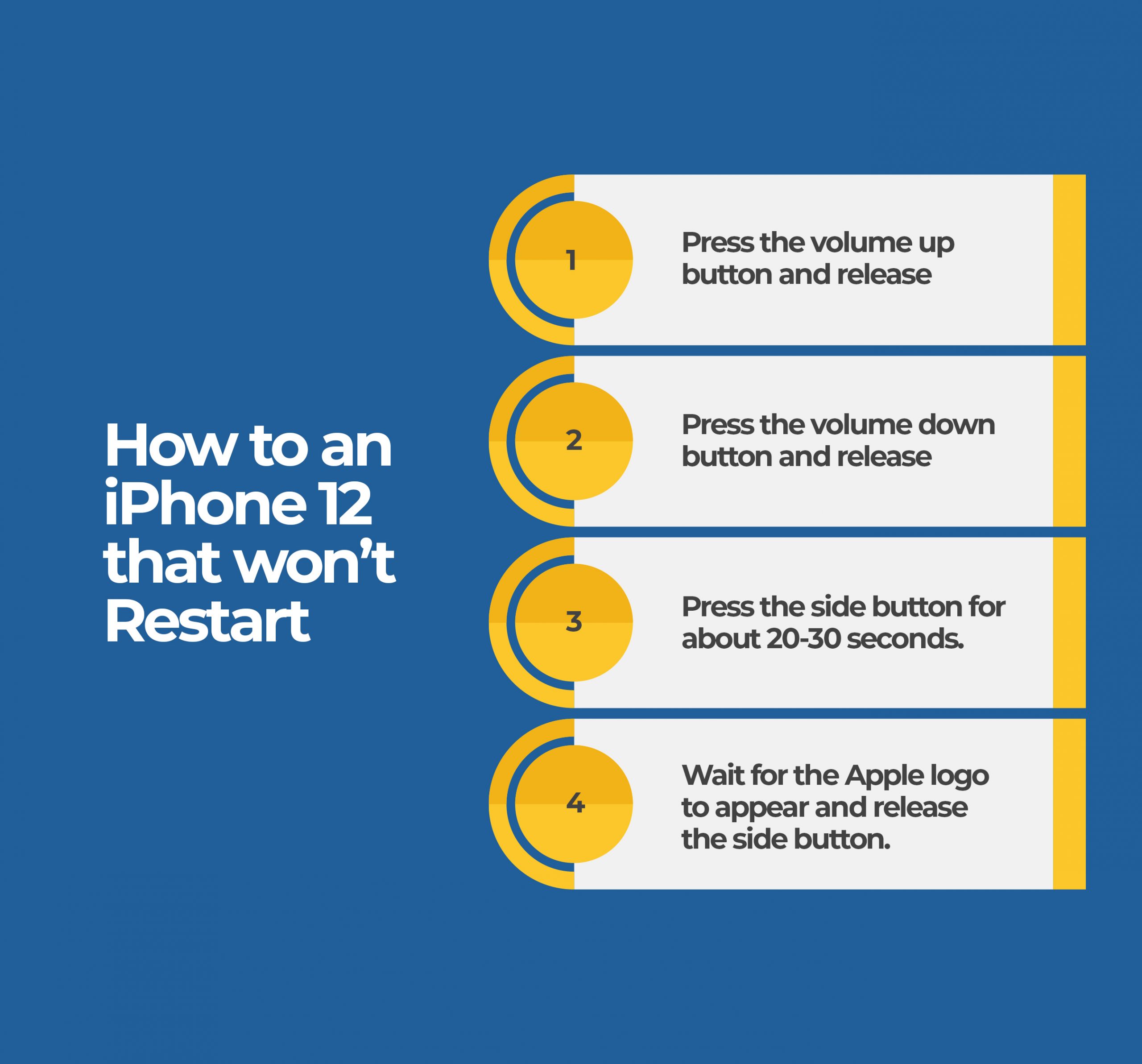 iPhone 12 Won't Restart
