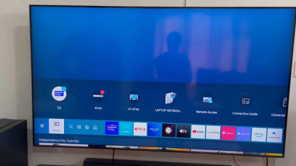 Accessibility shortcuts pop up on my Samsung tv every time