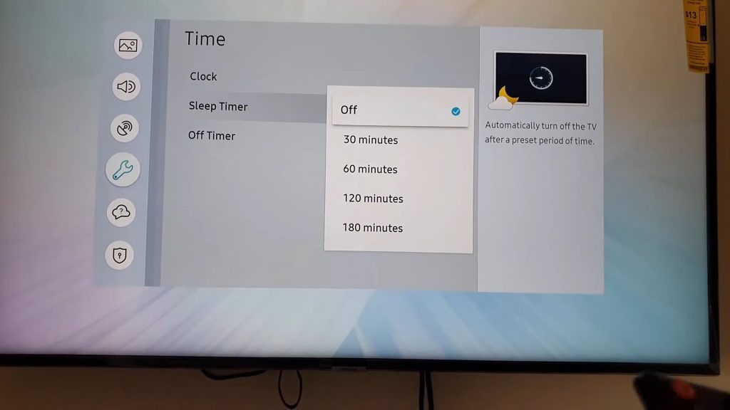 How to Set up & Use Sleep/Off Timer on Samsung Smart TV