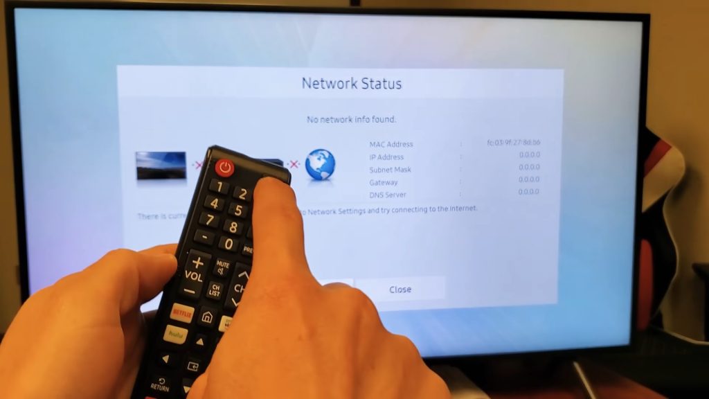 Reset Network Settings on your Samsung TV