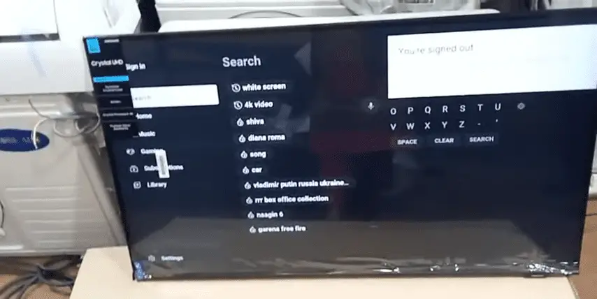 Restart your Samsung TV by doing a cold boot