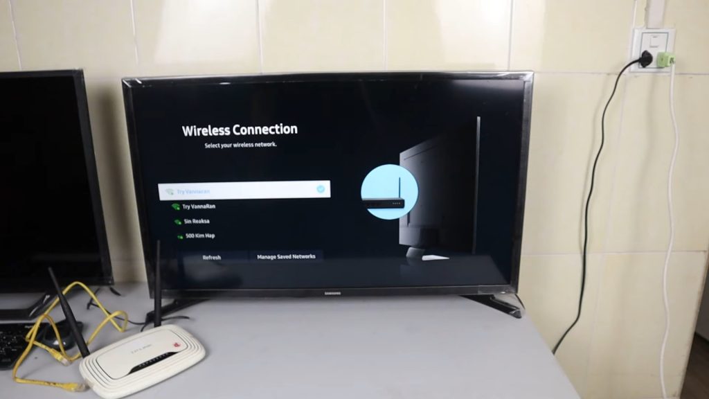 Samsung LED TV keeps failing gateway ping test to connect
