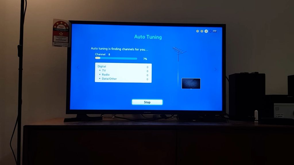 Samsung TV has no or low audio