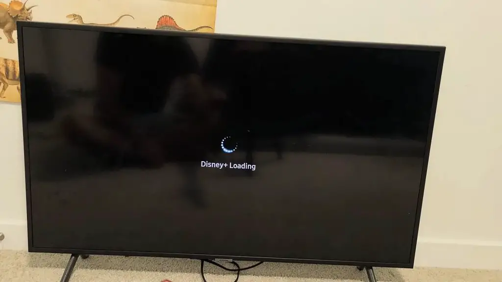 Samsung smart TV fails to load, spinning circles
