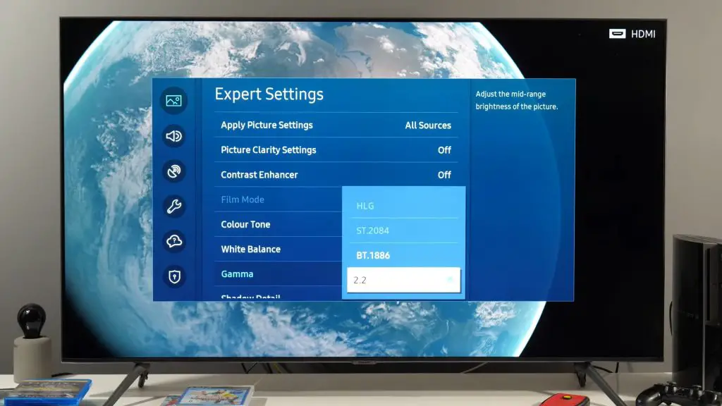 Samsung tv dimming with eco mode off