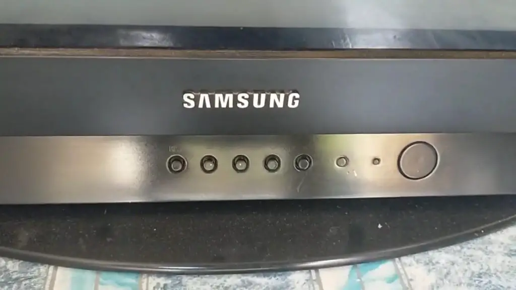 Samsung TV lamp light flashing green