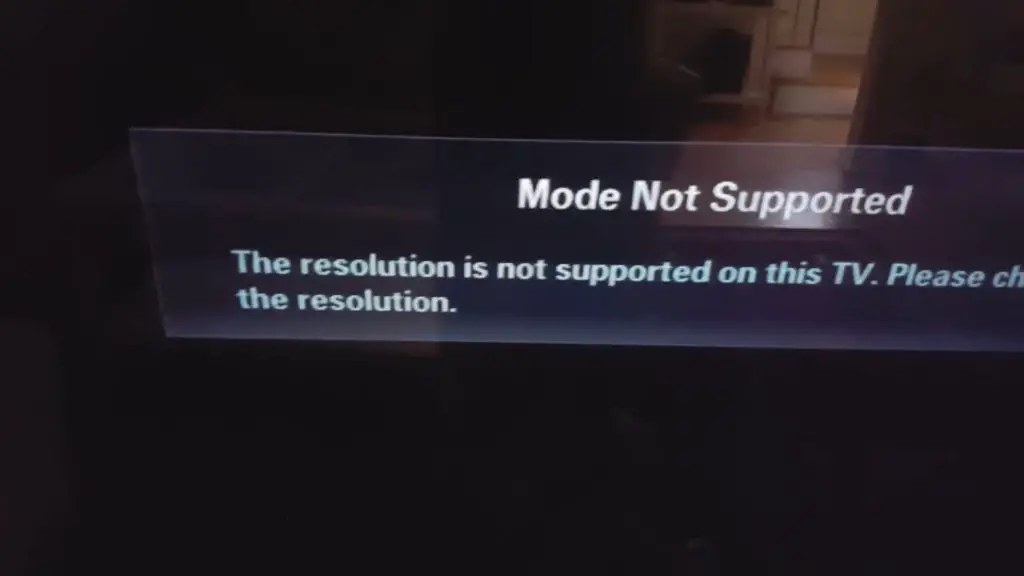 Samsung tv mode not supported sky q