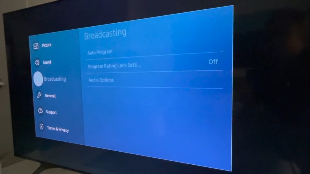 Samsung tv stuck on setup screen 3