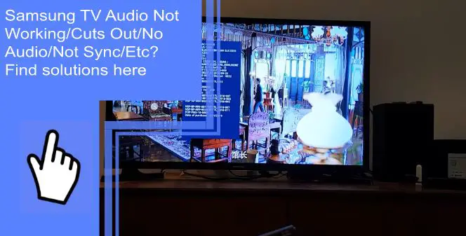 samsung tv audio problems