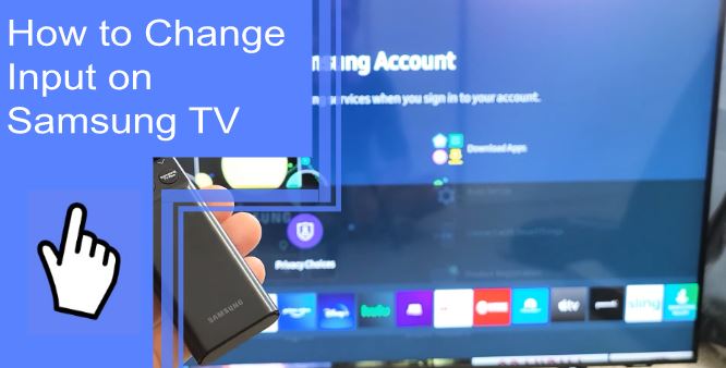 samsung tv changing input