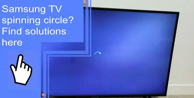 samsung tv spinning circle