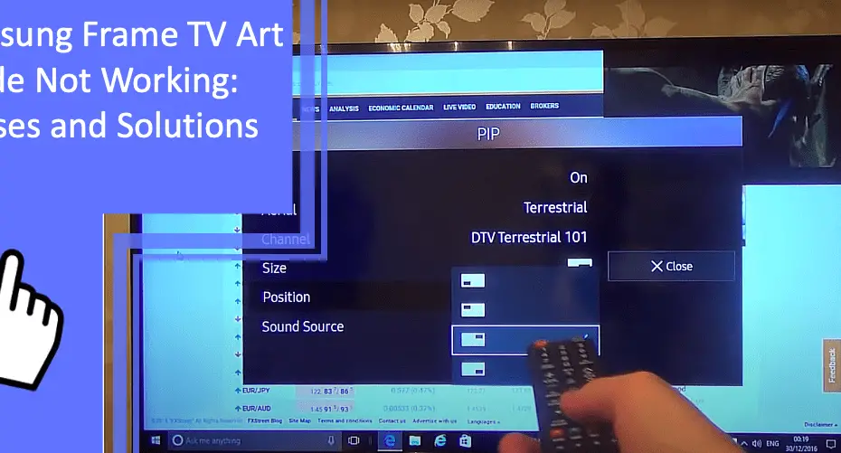 Samsung Frame TV Art Mode Not Working: Causes and Solutions