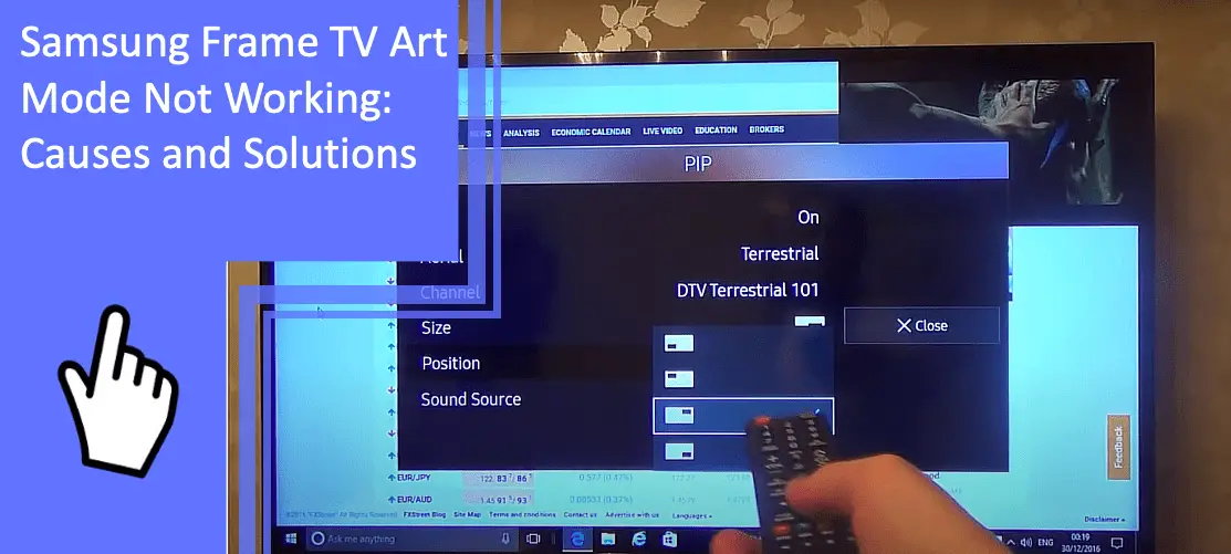 Samsung Frame TV Art Mode Not Working: Causes and Solutions