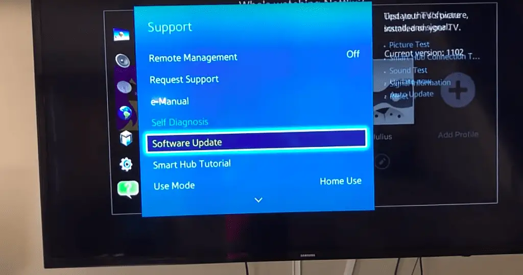 Samsung TV Software Update 800 Resource