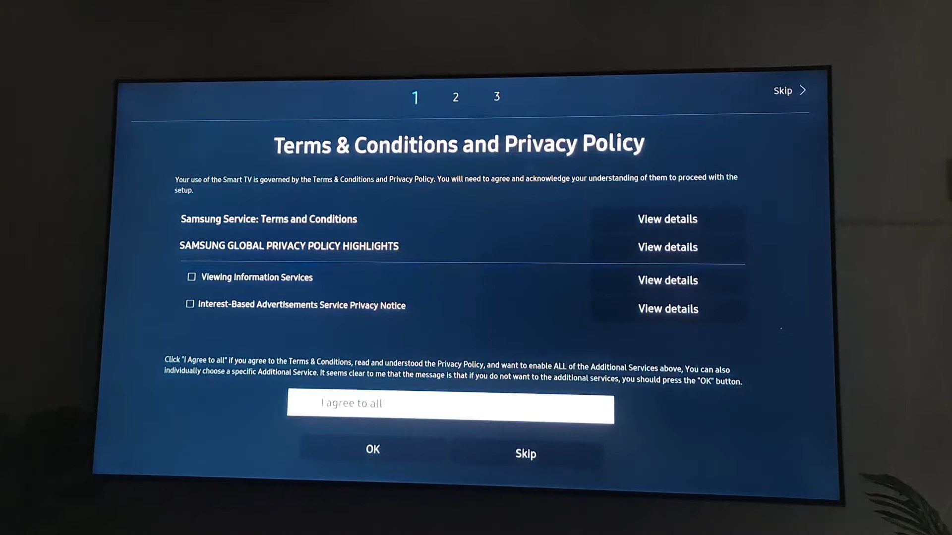 Fix Unable To Accept Terms And Conditions Samsung TV Error