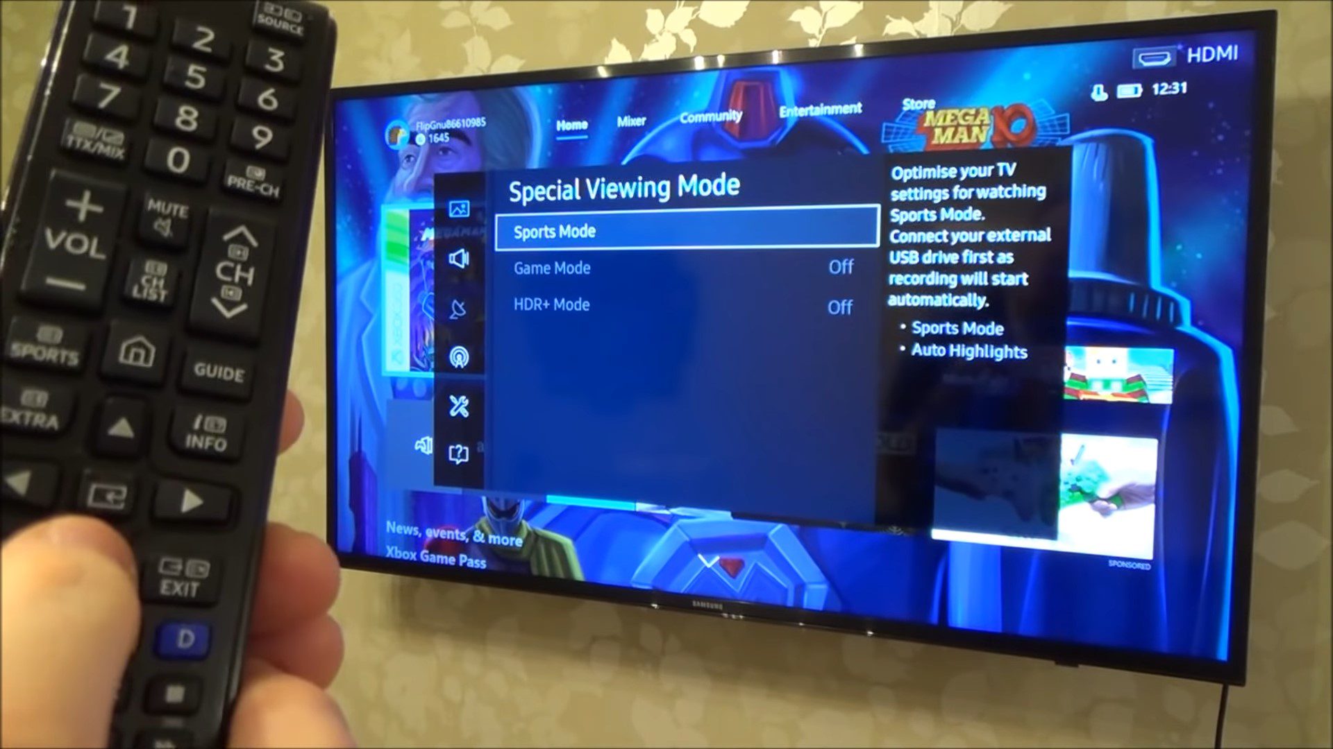 samsung tv game mode on or off ps5