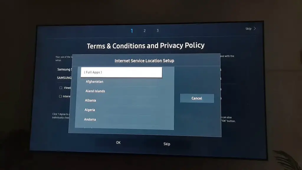 Samsung tv terms and conditions server under maintenance 7-1