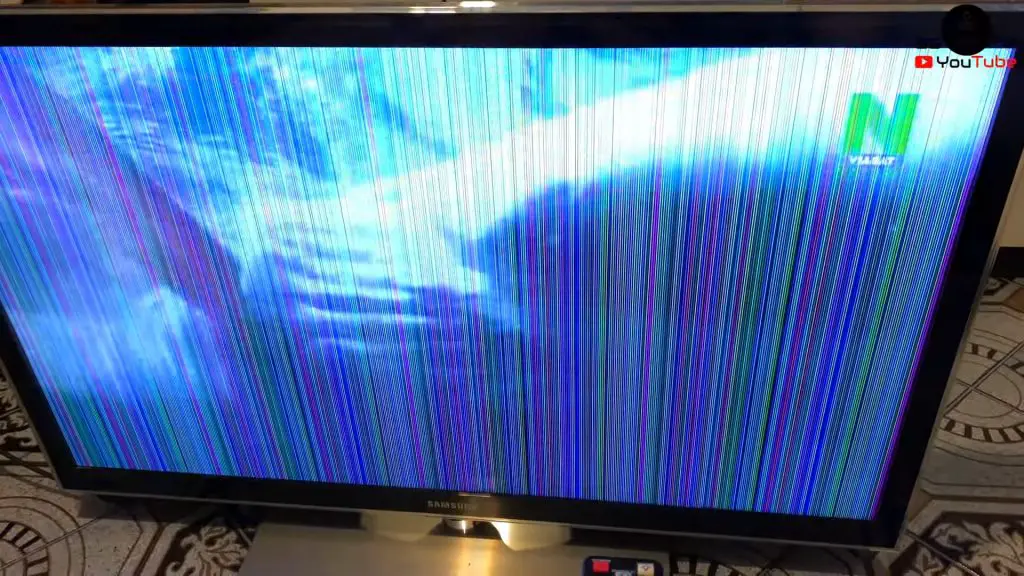 Single vertical line on Samsung tv