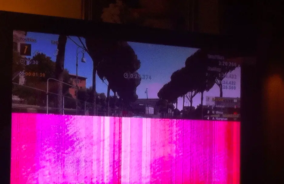 Samsung TV has a Pink Screen and No Sound