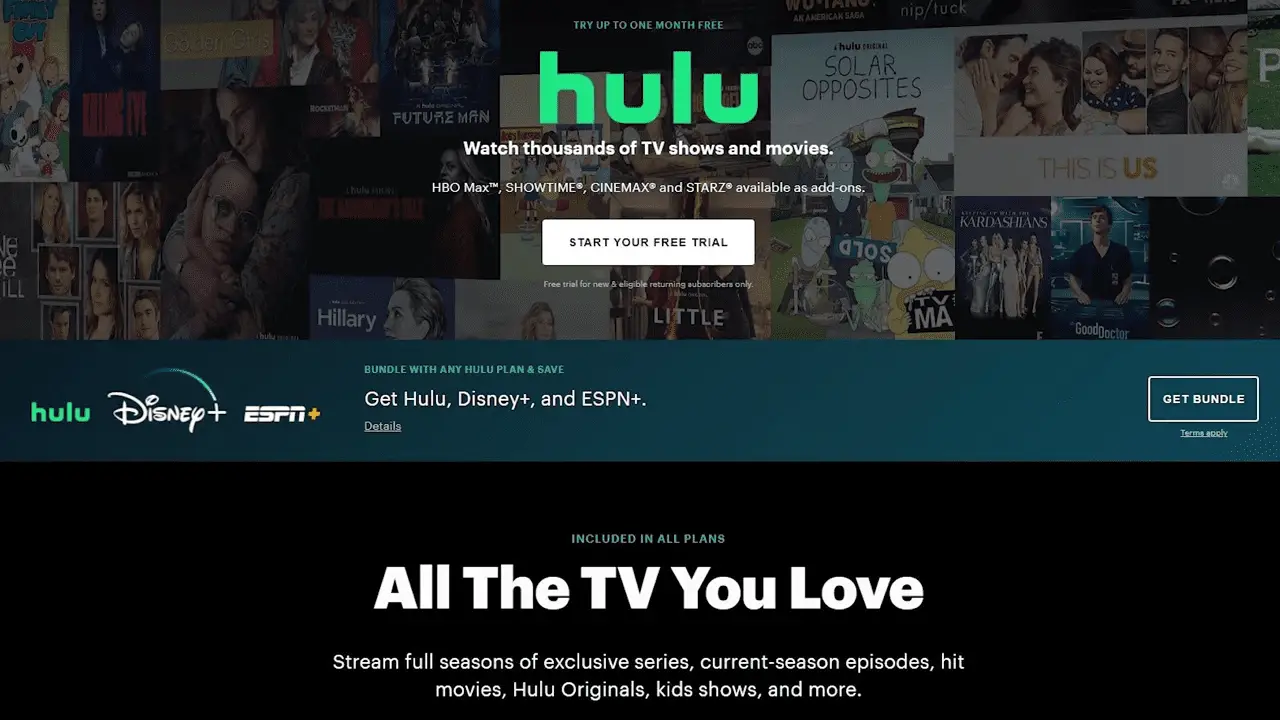 Accessing the Hulu App