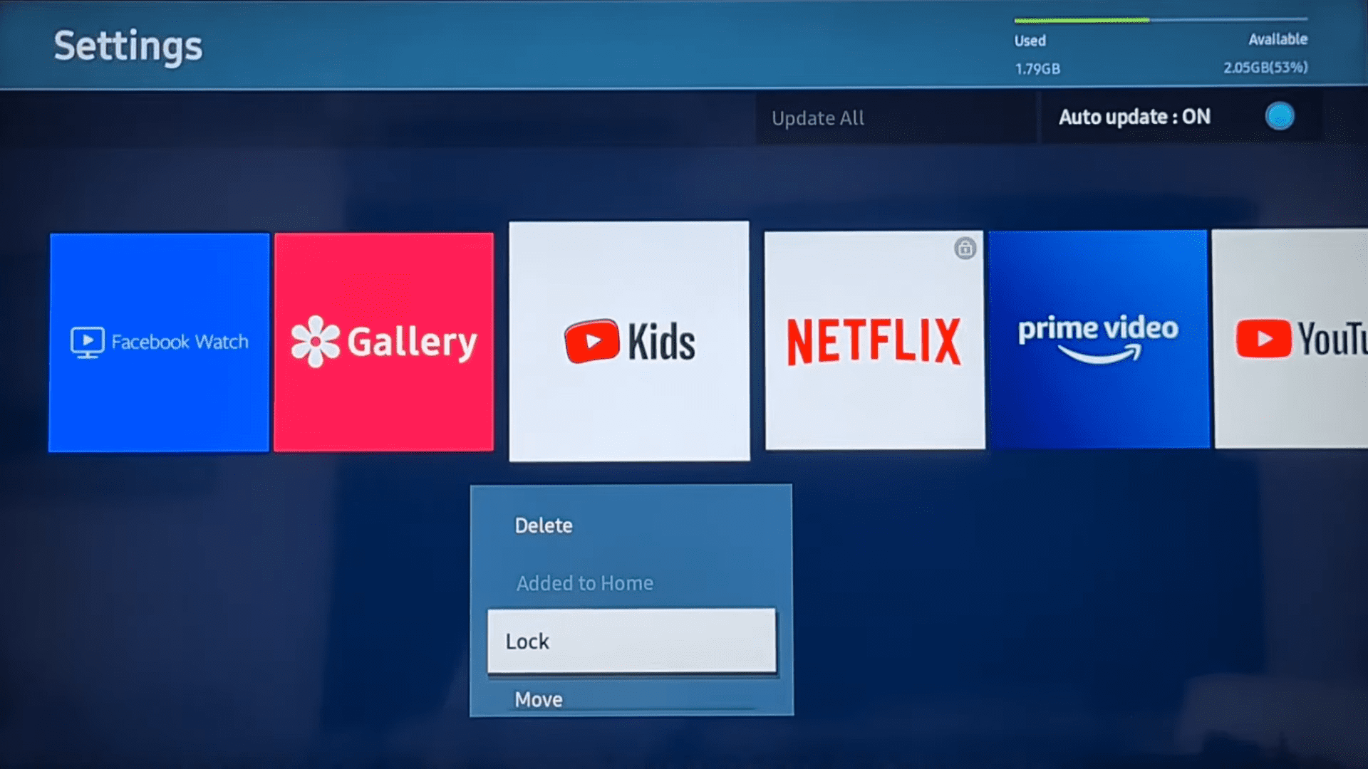 Activating the Child Lock Feature