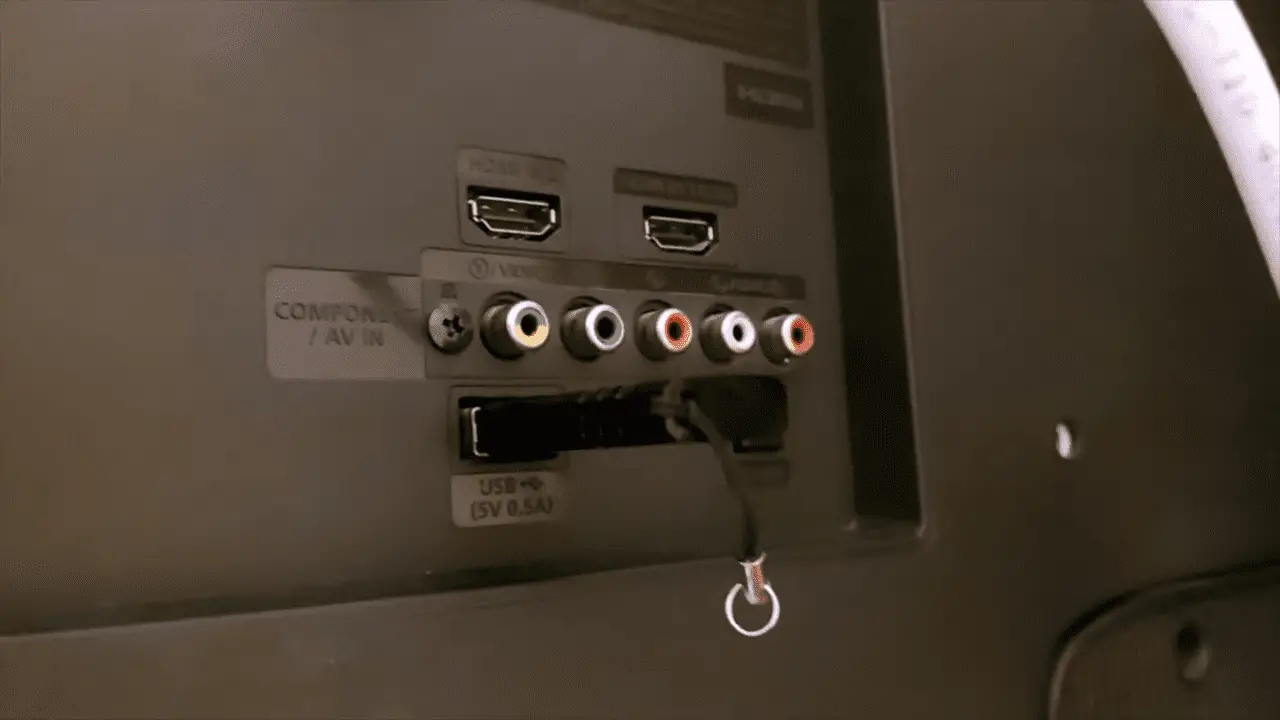 Connect the USB to the TV