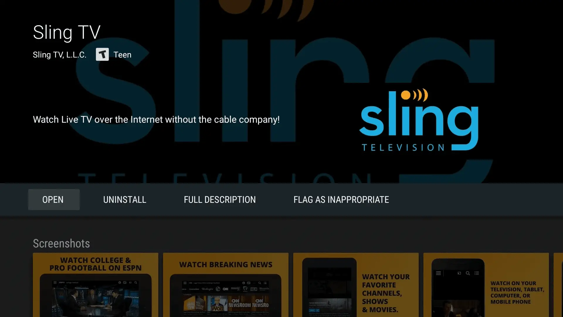 Delete and Reinstall the Sling App