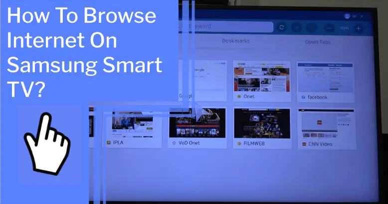 how to browse internet on samsung smart tv