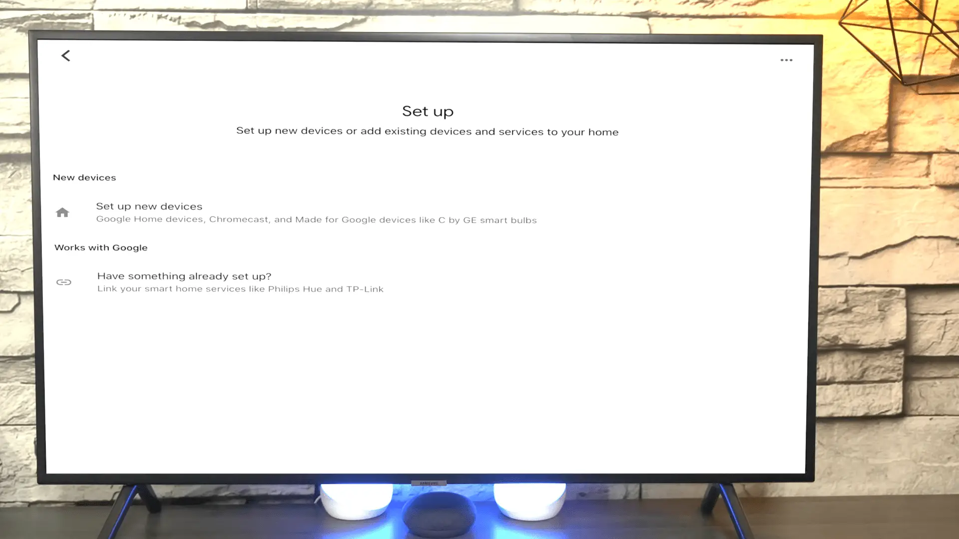 Setting up Your Samsung TV