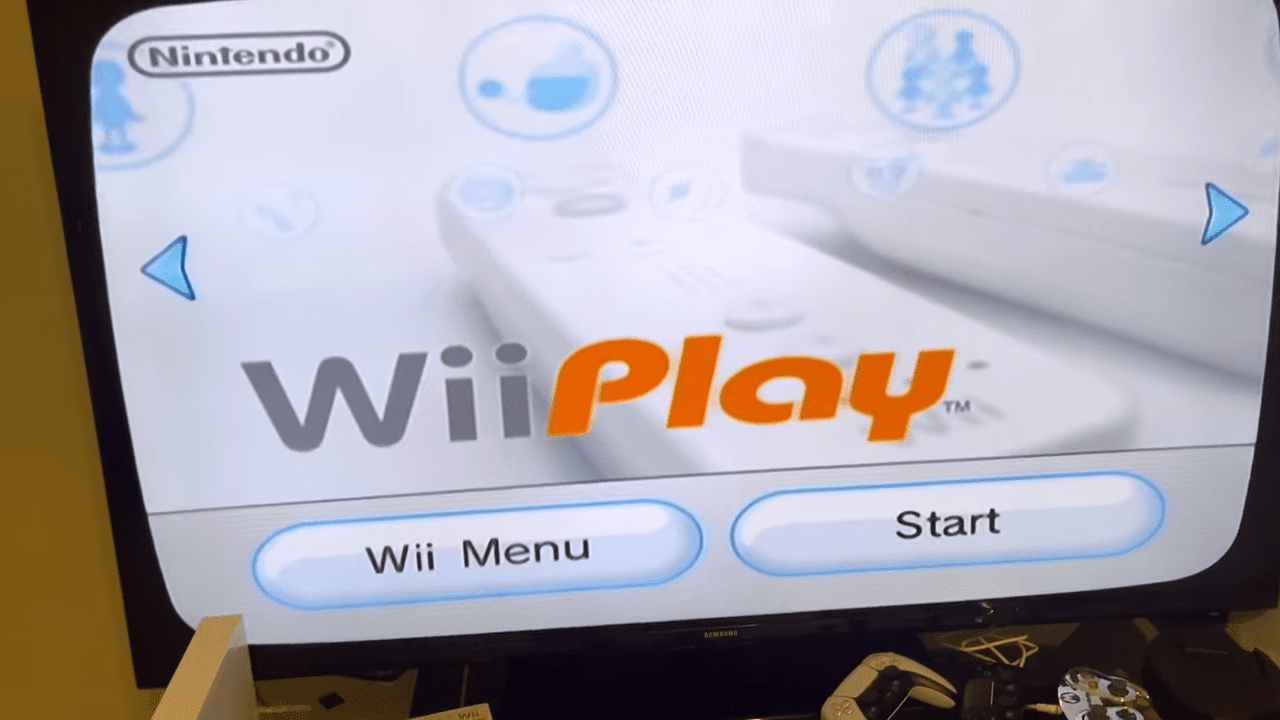 Connect the Wii Console to the TV