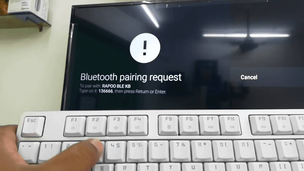 Connecting a Bluetooth Keyboard