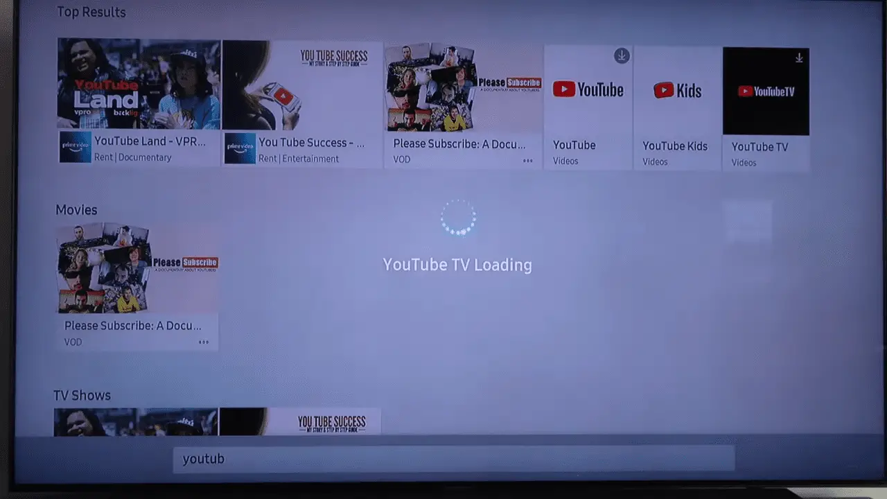 Downloading the YouTube TV App