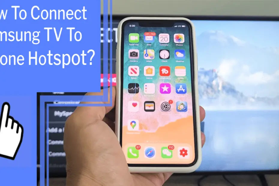 How To Connect Samsung TV To iPhone Hotspot_featured