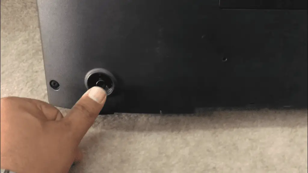 Using the TVs Power Button
