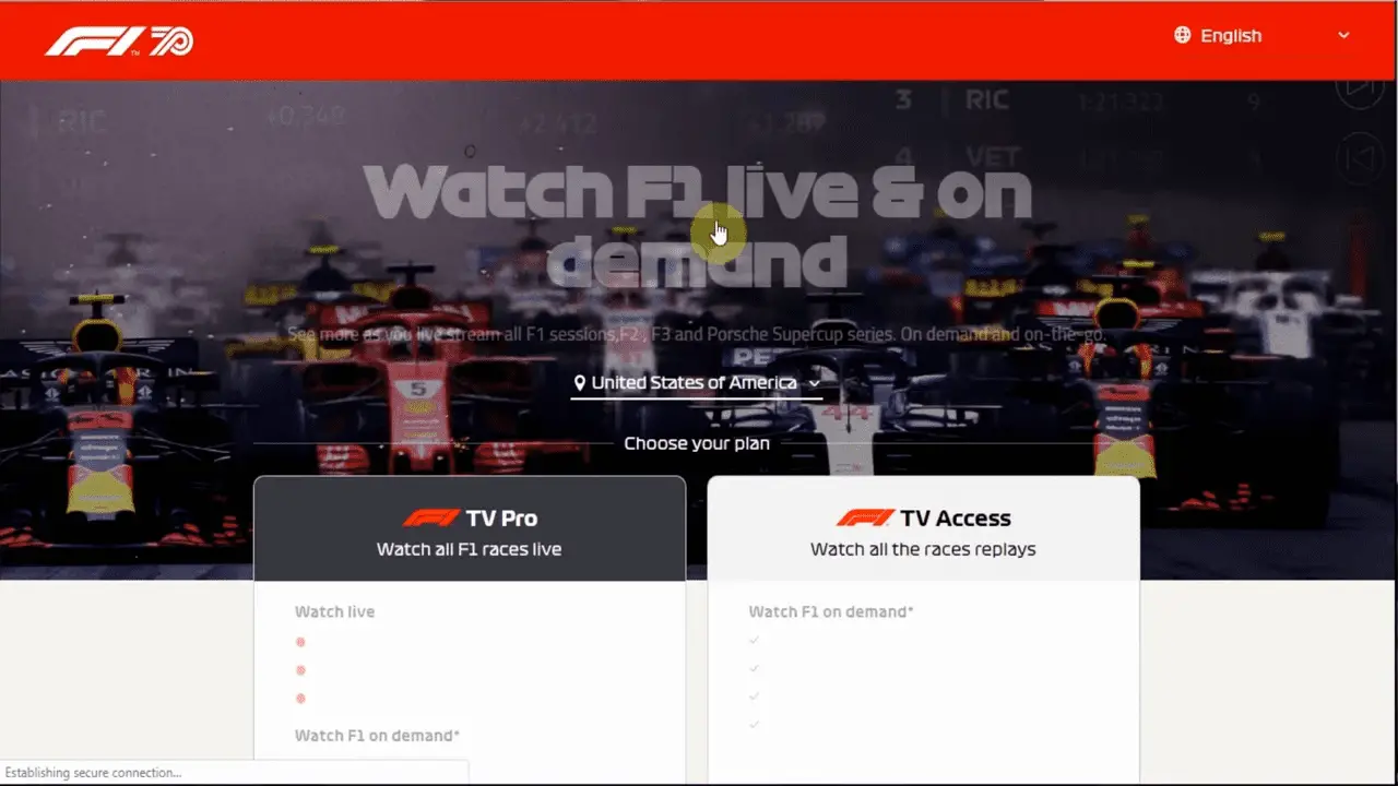 Installing the F1 TV App
