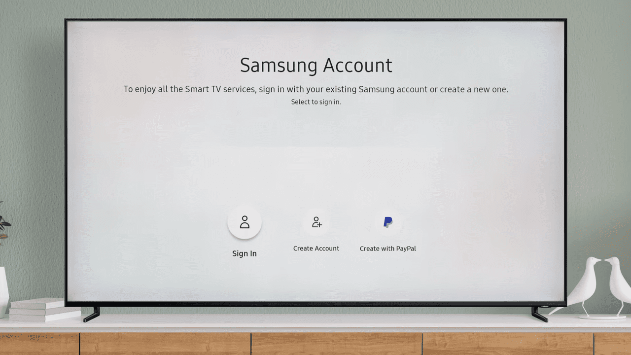 Signing Into Your Samsung Account